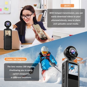 1080P 1.5-inch Screen 170 Wide Angle Back Clip Portable WiFi Handheld Sport Camera High Definition Support <b>Captures</b> Crystal-clea - Product Image 5
