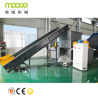 Déchiqueteuse industrielle à double ou simple axe pour sacs FIBC en film PP/PE, avec PLC automatique, robuste, pour la réduction de taille et le recyclage