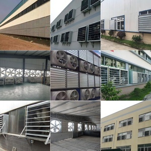 Fenêtre <span class=keywords><strong>d</strong></span>'entrée <span class=keywords><strong>d</strong></span>'<span class=keywords><strong>air</strong></span> de ventilation de ferme de Type ouvert de gravité <span class=keywords><strong>pour</strong></span> les ventilateurs de serre de poulailler - Product Image 5