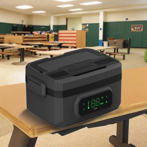 Boîte à lunch électrique intelligente isotherme personnalisée, rechargeable par USB, 24000 mAh, portable, grande capacité 1,6 L, moderne, en acier inoxydable, pour voiture - Product Image 3