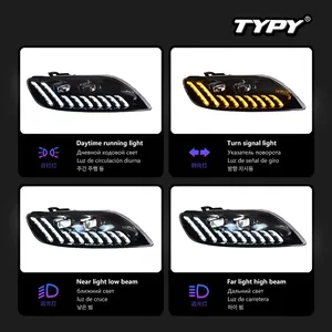 Car Accessories LED <b>Head</b> Lamps For Audi Q7 2006-2015 Headlights Assembly Upgrade New <b>Style</b> DRL Sequential Turn Signal - Product Image 4
