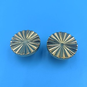 <b>Copper</b> Zinc Alloy Cabinet <b>Knob</b> 30mm Round Sunflower Design For Drawer Door Handle - Product Image 3