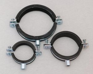 Penjepit Karet pipa dukungan braket tali Pipa logam tugas berat Mount galvanis pipa braket - Product Image 6