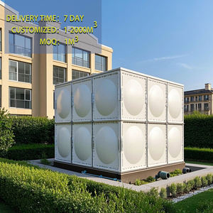 Réservoir d'eau industriel multifonction personnalisé en usine SMC/FRP assemblé 220v Ample Stock à vendre - Product Image 4