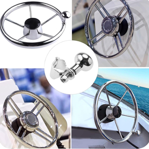 2026 Nuevo Diseño Accesorios para Embarcaciones Timón de Dirección para Lanchas de Alta Velocidad Volante de Acero Inoxidable Repuestos y Equipos para Barcos Hardware Marino - Product Image 6
