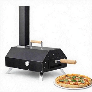 Horno de Pizza Portátil de Diseño Moderno, de Leñ<span class=keywords><strong>a</strong></span>, sin Humo, Parrilla <span class=keywords><strong>para</strong></span> Barbacoa, con Revestimiento de Polvo de Hierro, <span class=keywords><strong>Piedra</strong></span> <span class=keywords><strong>para</strong></span> Pizza Negra, Oferta Promocional - Product Image 1