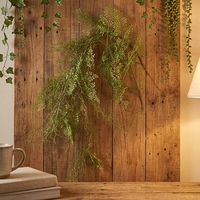 Guirlande de verdure tropicale artificielle en latex pour décoration murale intérieure et extérieure, idéale pour la maison, le jardin et l'hôtel