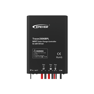 EVEVER EPSOLAR MPPT Tracer5210BPL 태양열 충전 컨트롤러 <span class=keywords><strong>20A</strong></span> 12V/24V 리튬 배터리 가로등 제어 충전기 컨트롤러 - Product Image 4