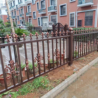 Clôture de jardin extérieure personnalisée en aluminium Runyuan, clôture de mur de séparation pour cour arrière
