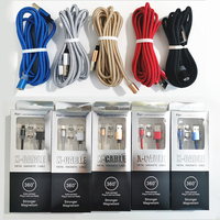 Productos de Tendencia al por Mayor Cable de Carga Rápida Magnético 3 en 1 de 360 Grados para Teléfono Celular Cable de Carga Magnético Tipo C
