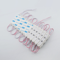 SMD LED boîte à lumière signe Module d'injection étanche IP65 3M adhésif 120-140lm 1.8W haute luminosité blanc froid amélioré