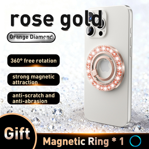 Anillo de Dedo con Cristales de Lujo y Soporte para Teléfono Inteligente, Accesorio Universal para Teléfono Móvil - Product Image 4