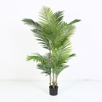 Plantes artificielles en plastique en gros : Chrysalidocarpus Lutescens, Areca, Bambou, Palmier de Madagascar en pot