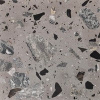 Dalles de pierre artificielle en résine polyester, agglomérat de pierres mélangées, dalles polies découpables pour marches d'escalier et rebords de fenêtre