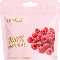 High-quality Food Grade Packaging Frozen Fruit Nuts Chocolate bar Protein Powder Stand up Zipper Mylar Bag