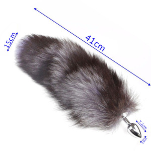 Queue de loup en métal, plug anal en fausse fourrure, accessoire de cosplay, jouet pour adultes, pour hommes, femmes, couples, jeux de rôle - Product Image 4