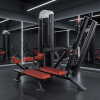 Équipement de gymnastique commerciale réglable agenouillé hanche poussée formateur broche charge jambe presse Extension Machine Master Gluteus Plus