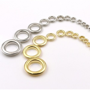 Ojetes metálicos redondos Jinkun, chapados en hierro, duraderos y resistentes al óxido, para ropa, bolsos y zapatos. - Product Image 1