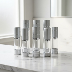 30ml Airless Cylinder Spray <b>Bottle</b> Pump Fine <b>Mist</b> Matte Frosted Finish Custom Logo Option for Cosmetic Essential Oil - Product Image 2