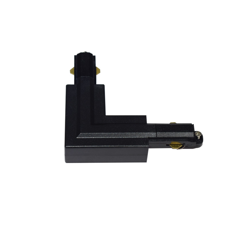 Connecteur en forme de L-noir-surface
