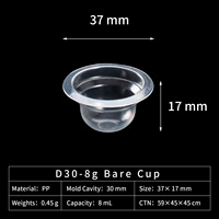 Grosir Cangkir PP Petal 30mm Transparan Tahan Suhu Tinggi untuk Kemasan Jelly Pudding dengan EVOH High Barrier