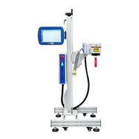 Machine de marquage laser CO2 pour ligne de production, marquage d'emballages, plastique, bois, verre, bouteilles PET, haute vitesse
