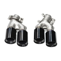 Sypes voiture acier inoxydable silencieux pointe buse tuyau d'échappement tuyau d'échappement embout d'échappement pour BMW G30 G31 G38 G32 525i 528i 530i M5 Style