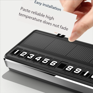 Автомобильный номерной знак на солнечной батарее - Product Image 6