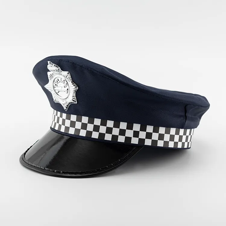 Cosplay children police hat custom made party military hat for adult