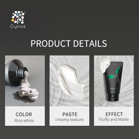 Produit coiffant pour cheveux lisse et mat personnalisé, pâte capillaire pour hommes, tenue forte