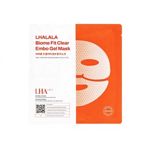 Marca Coreana Profesional <span class=keywords><strong>de</strong></span> Cosméticos Derma LHALALA Biome Fit Clear Embo <span class=keywords><strong>Gel</strong></span> Mask para Hidratar, Calmar y Reparar la Piel - Product Image 4