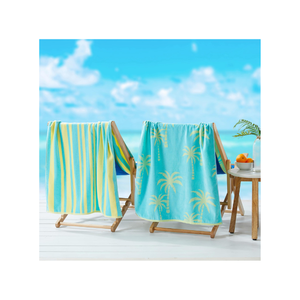 Serviettes de bain brodées à carreaux 100% coton, serviettes de golf personnalisables à séchage rapide et biodégradables de couleur unie, nouvel arrivage - Product Image 2