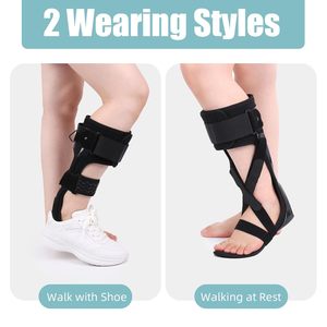 Yumuşak Ayak Bileği Ortezi Desteği Düşük Ayak Ateli Sol Sağ Plantar Fasiit Gece Ateli Nefes Alabilir - Product Image 6