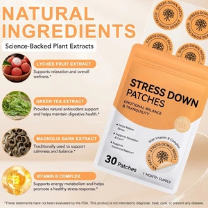 Patchs <span class=keywords><strong>anti</strong></span>-<span class=keywords><strong>stress</strong></span> naturels à marque privée avec thé vert et écorce de magnolia, patch transdermique apaisant longue durée - Product Image 3