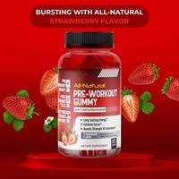 Permen Gummy Pre-Workout Label Pribadi OEM untuk Dewasa dengan Creatine Monohydrate yang Ditingkatkan untuk Pertumbuhan Otot & Manajemen Energi