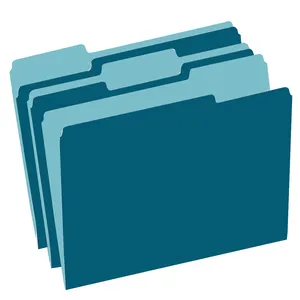 Офисная стационарная прочная цветная папка для файлов размером 1/3 на 11 дюймов с язычком 8,5 дюйма