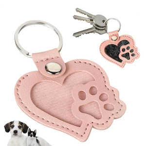 Porte-clés pour l'entretien des animaux de compagnie, sac souvenir en cuir PU pour poils d'animaux, étui de rangement pour dents d'animaux - Product Image 5