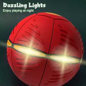 Qbellpet fabrika düşük fiyat eğitim Pet oyuncak uçan top interaktif kauçuk uçan daire taşınabilir yavru oyuncaklar pet çiğnemek oyuncaklar - Product Image 5