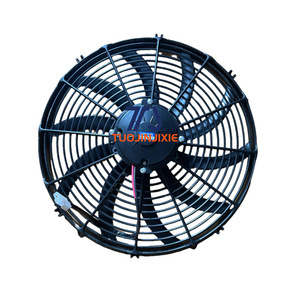 Ventilador de Condensador de 16 Pulgadas, 12V 24VDC, con Diez Aspas, para Aire Acondicionado, Mejora y Reequipamiento - Product Image 2