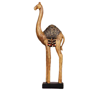 Statuetta di Cammello Realistica in Poliresina Dipinta a Mano per Arredamento Casa - Product Image 4