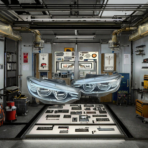 Phares LED d'origine pour M3 M4, 12V, remanufacturés, 2013-2016, adaptatifs, Série 4, <span class=keywords><strong>435i</strong></span>, 435iM, 440i, 430i, F32, F82, F33, F83 - Product Image 2