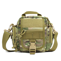 Sac banane tactique universel MOLLE pour l'extérieur, sac à bandoulière pour appareil photo, sac à dos multifonctionnel, camouflage, équipement de pêche, fermeture éclair étanche