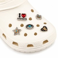 Breloques colorées en métal pour la décoration de sabots, accessoires de chaussures DIY