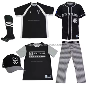 FQ CUSTOM USA Flag Baseball Suit on Filed Digital Camouflage Baseball Jersey Button Down Classic Stripes Uniforme de béisbol - Product Image 3