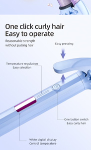 Ceramic Hair <span class=keywords><strong>Waver</strong></span> <span class=keywords><strong>Pro</strong></span>: Baguette électrique Hot Barrel-Idéal pour réaliser de superbes boucles de style salon à la maison - Product Image 6