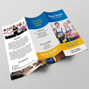 New Design Popular Crops Modern Design Flyer Custom Shopping Mall Display Printing Flyers For Business