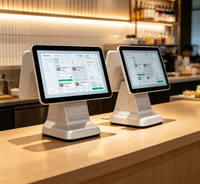 Système de point de vente complet pour ordinateur de bureau de 15,6 pouces, machine de paiement en espèces avec imprimante et code QR