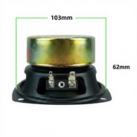 Haut-parleur compact à large bande de fréquences LS ZHL-T401 de 4 pouces, 30W/60W, 4,0 ohms, en métal, sensibilité 98 dB, réponse en fréquence pour usage commercial
