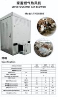 Nouveau Chauffage à Gaz THD8860 de Haute Qualité pour l'Élevage de Bétail et de Volailles 2026 avec Garantie d'un An pour les Jeunes Poulets et Porcelets