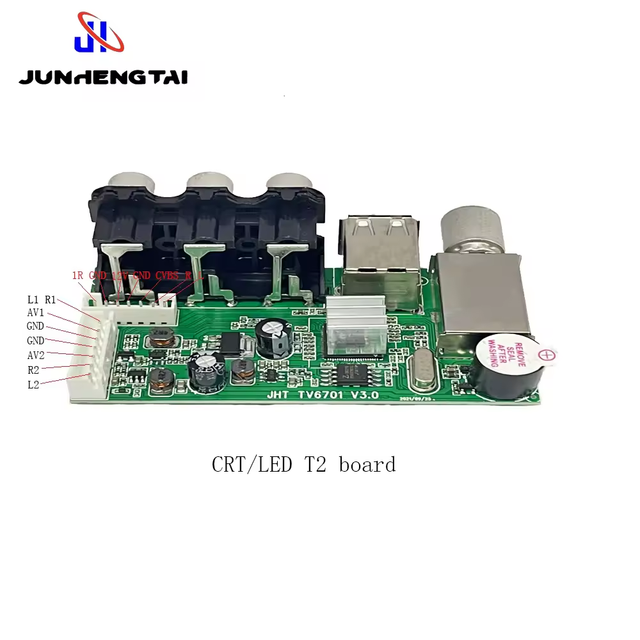 Factory Supply Cheap Price DVB T2 PCB Board With Remote Keypad Wire for Terrestrial TV Receiver Use for 14-42 Inch Color TV
